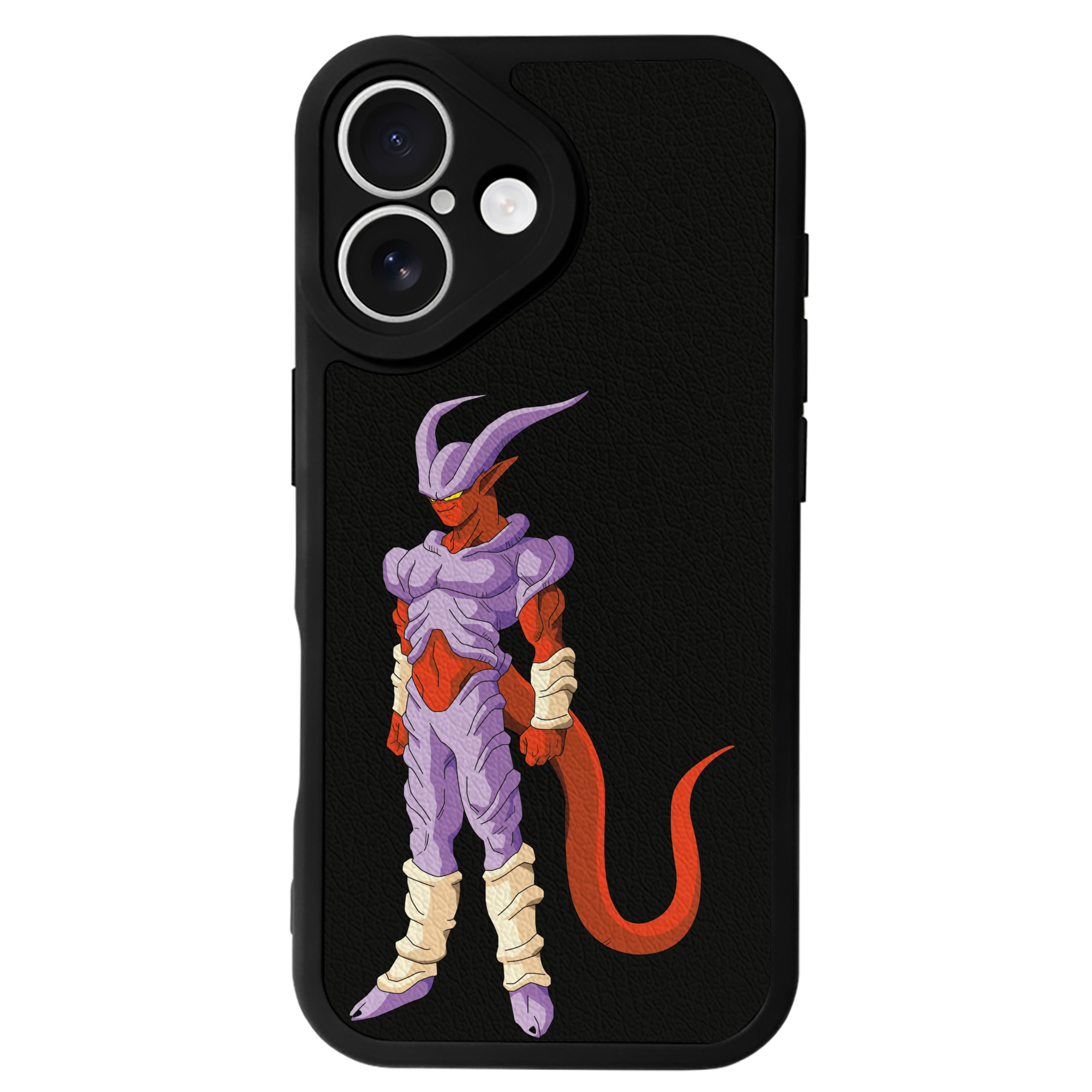 （画像用） ドラゴンボール ジャネンバ DRAGON BALL Janemba 【iPhone 16シリーズ対応】シリコンスマホケース（レザー調） 材質：シリコン